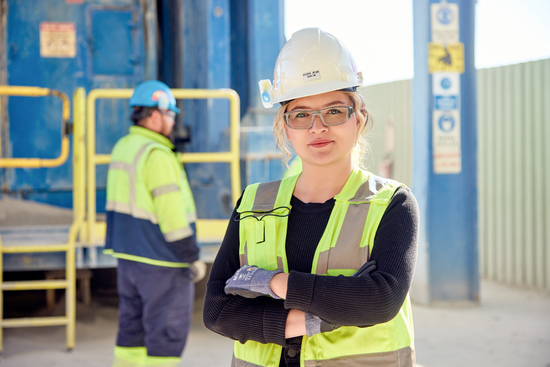 Female employee