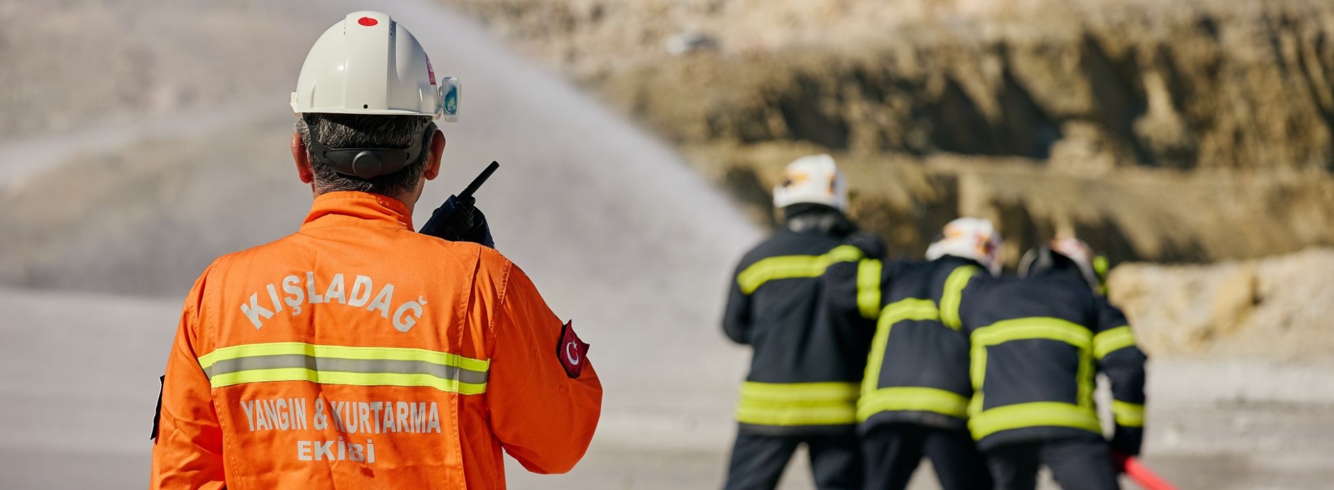 Mine rescue team